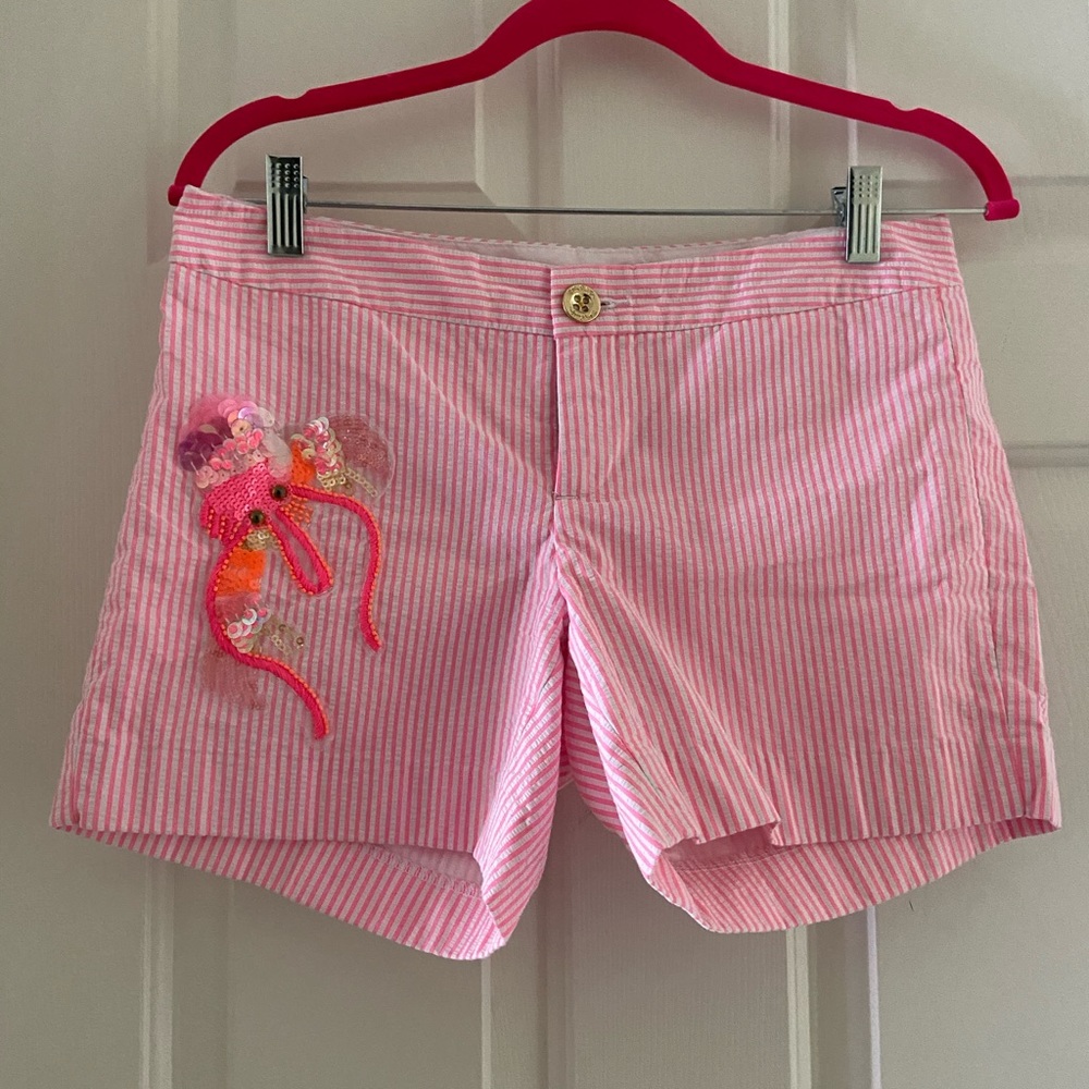 Lilly Pulitzer seersucker shorts